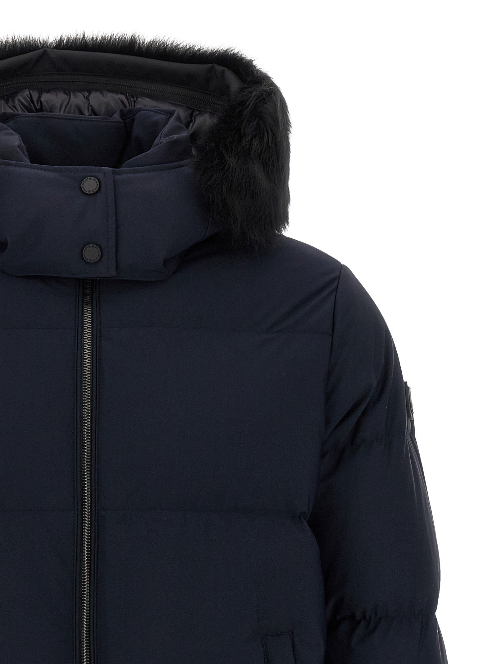 Moose Knuckles Misti Puffer Down Jacket Blue