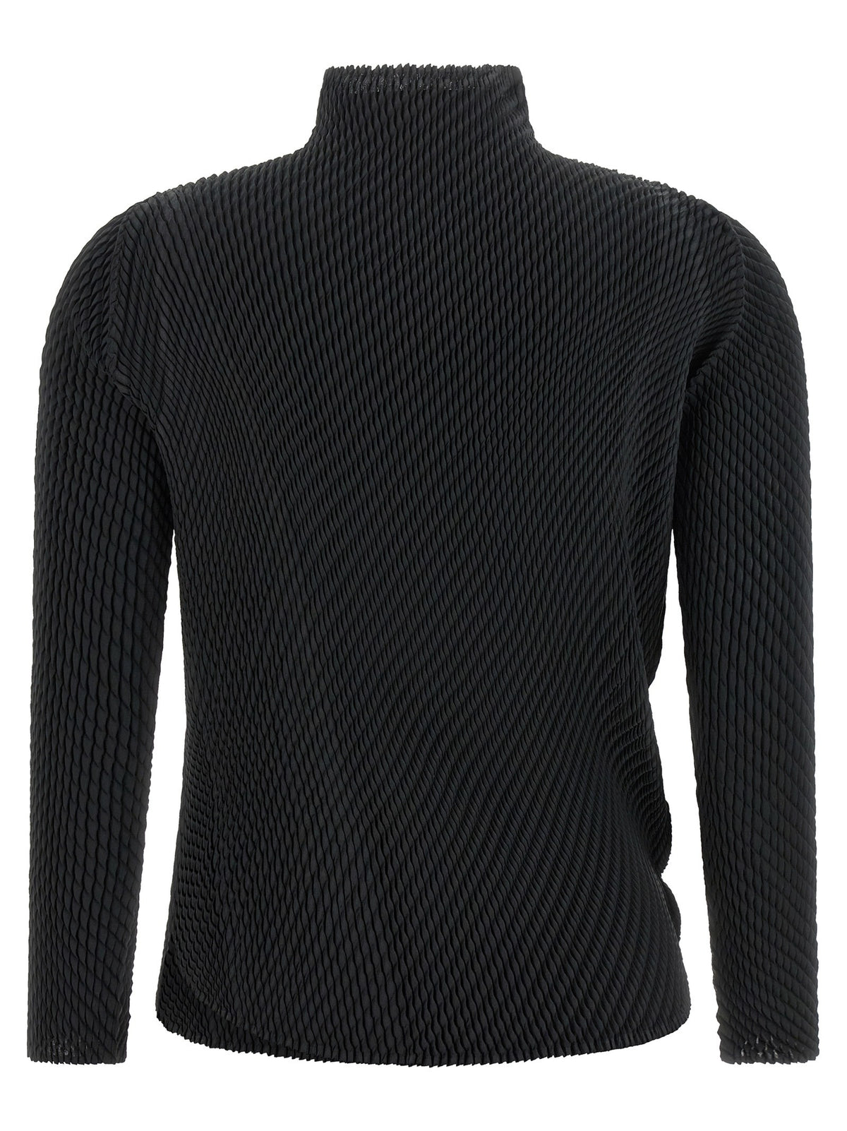 ISSEY MIYAKE Misty Pleats Top Black