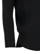 ISSEY MIYAKE Misty Pleats Top Black