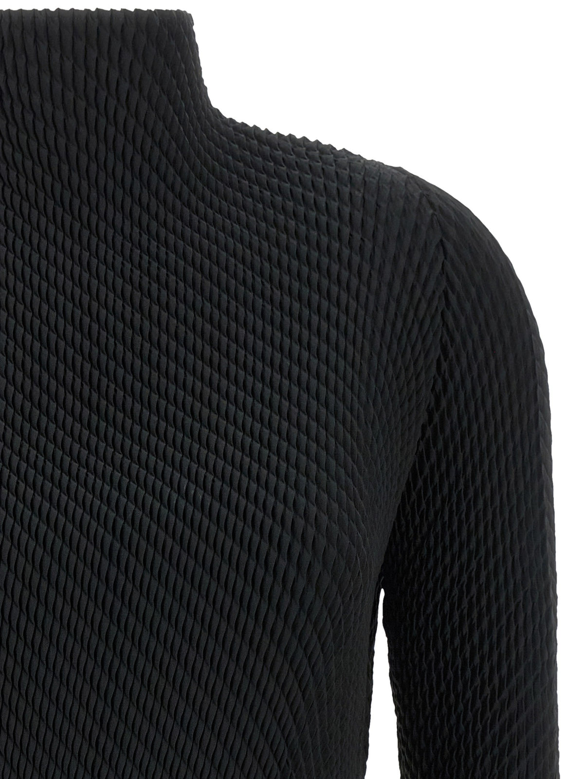 ISSEY MIYAKE Misty Pleats Top Black