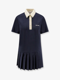 Miu Miu - Miu Miu Mohair And Virgin Wool Short Dress - Woman-&gt;Clothing-&gt;Dresses-&gt;Vestiti Corti