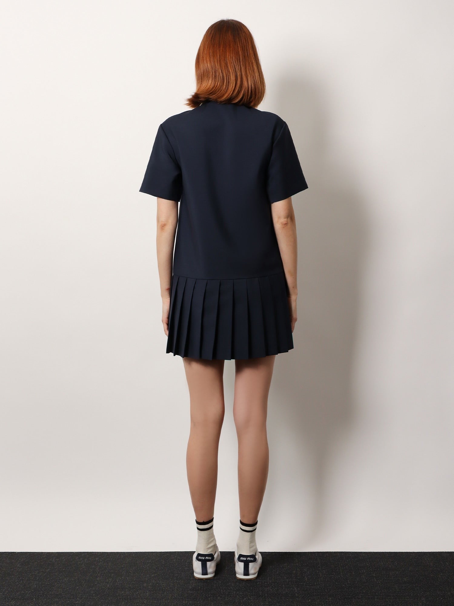 Miu Miu - Miu Miu Mohair And Virgin Wool Short Dress - Woman-&gt;Clothing-&gt;Dresses-&gt;Vestiti Corti