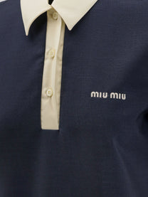 Miu Miu - Miu Miu Mohair And Virgin Wool Short Dress - Woman-&gt;Clothing-&gt;Dresses-&gt;Vestiti Corti