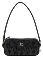 Miu Miu Matelassé Nappa Pouch Black