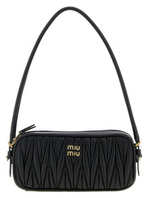 Miu Miu Matelassé Nappa Pouch Black