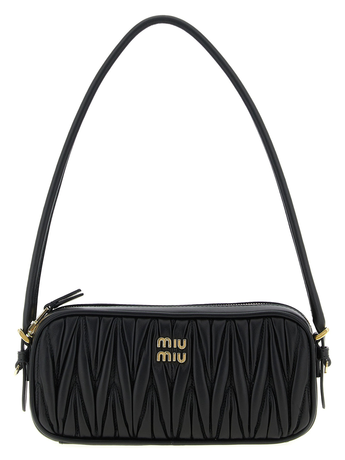 Miu Miu Matelassé Nappa Pouch Black