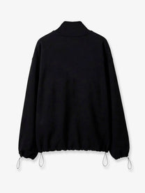 Miu Miu Women's Fleece Sweatshirt Black, view 2