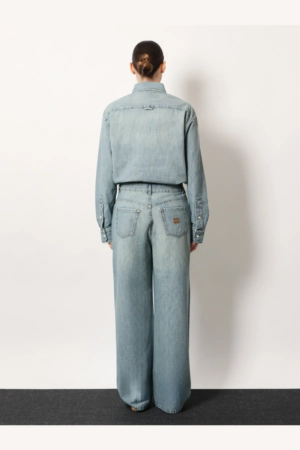 Miu Miu Women's Cotton Jeans Blue, view 3