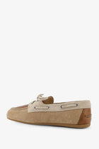 Miu Miu Women's Suede Loafer White, view 3