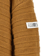 MM6 Maison Margiela Beige Distressed Cardigan Beige, view 4