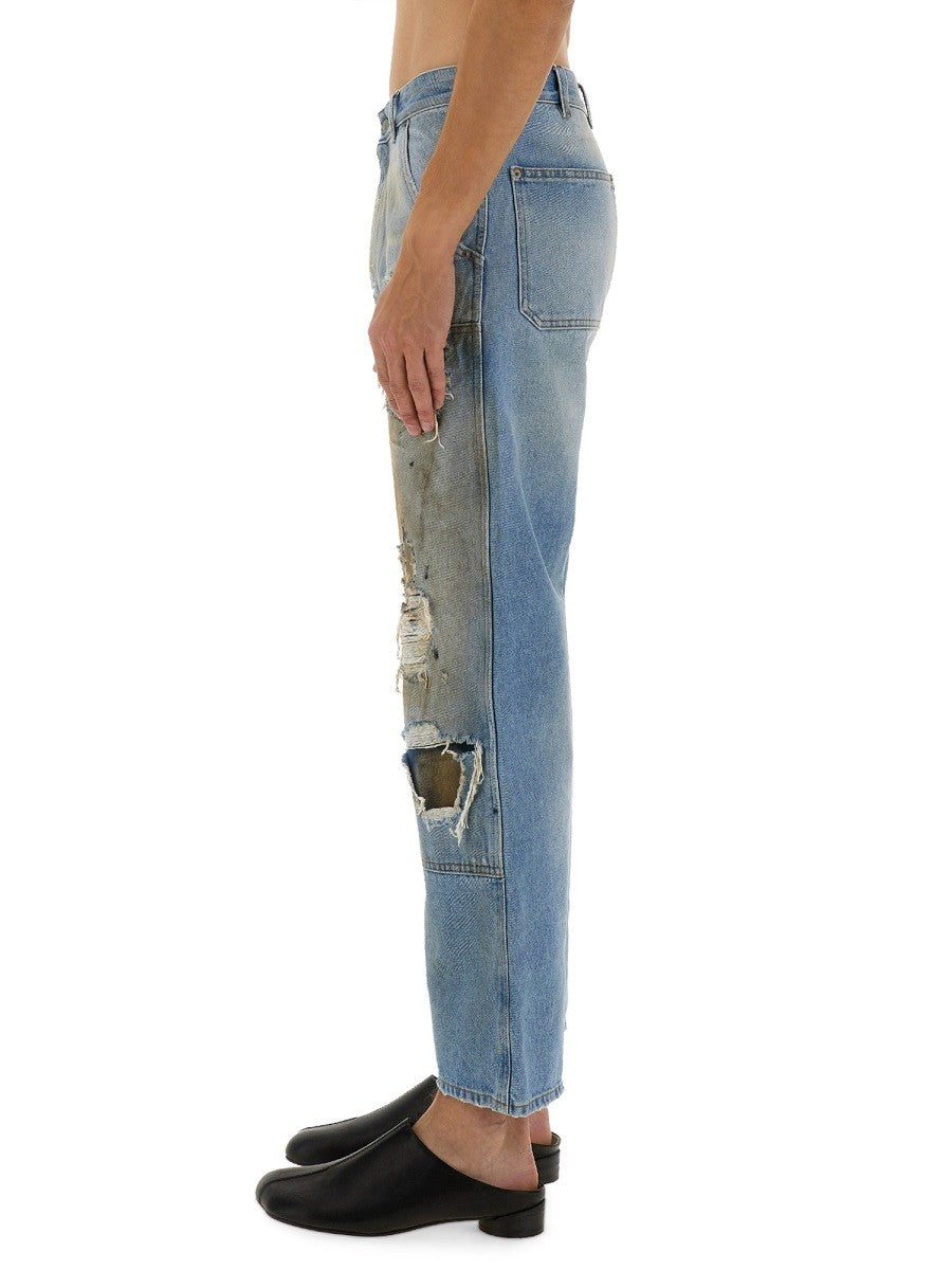 MM6 MAISON MARGIELA - Distressed Jeans Effect - Home-&gt;Man-&gt;Clothing-&gt;Jeans