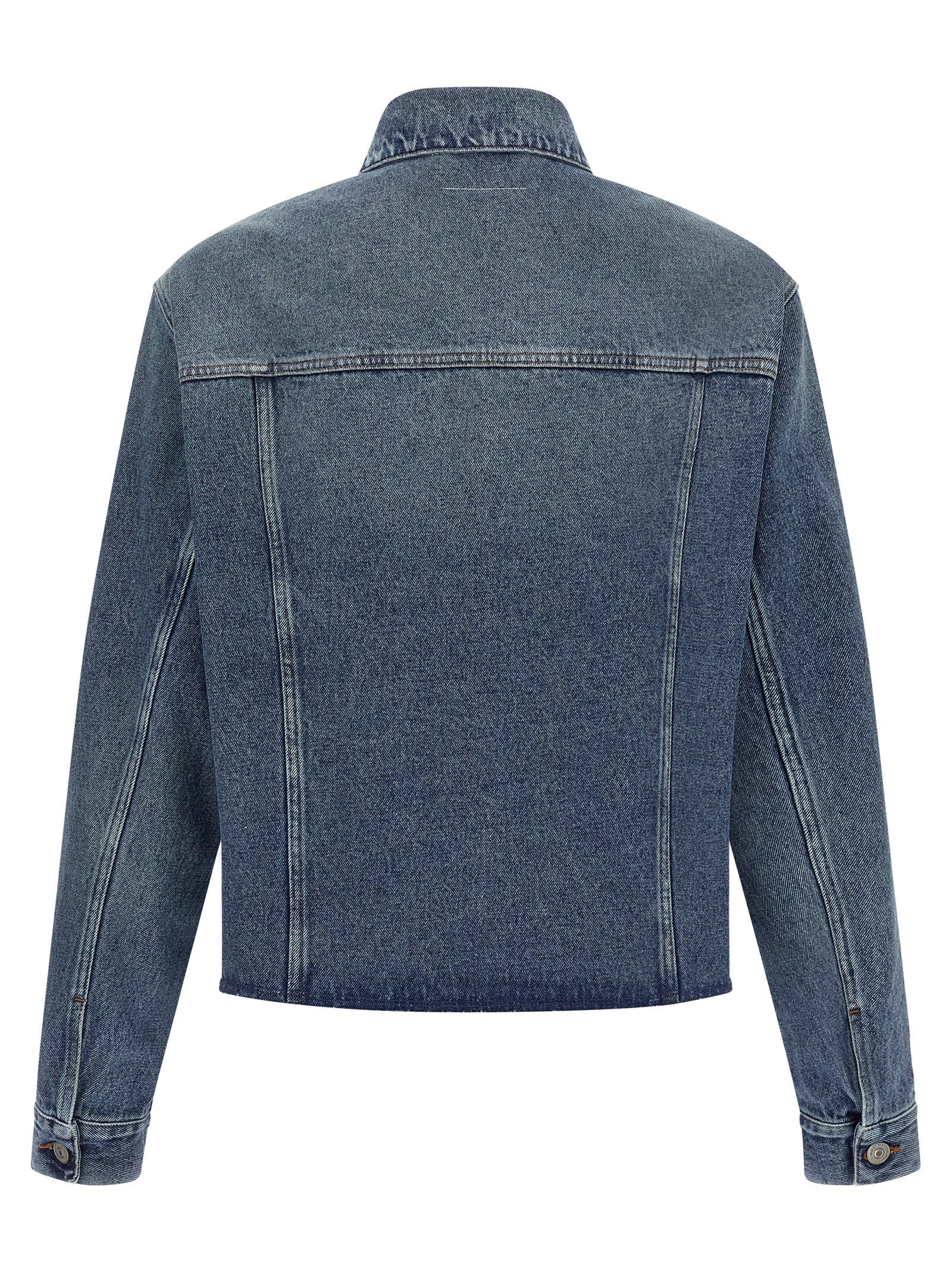 MM6 MAISON MARGIELA - MM6 MAISON MARGIELA - Raw cut denim jacket - Men’s Outerwear