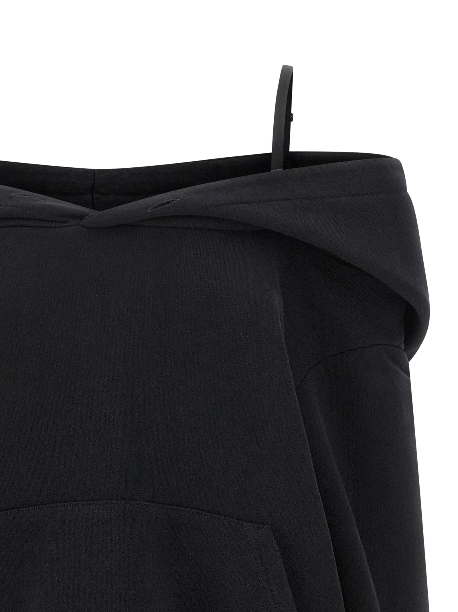MM6 MAISON MARGIELA - MM6 MAISON MARGIELA - Off-shoulder hoodie - Woman,Clothing,Sweatshirt,