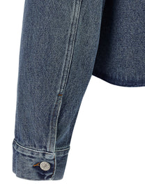 MM6 MAISON MARGIELA - MM6 MAISON MARGIELA - Raw cut denim jacket - Men’s Outerwear