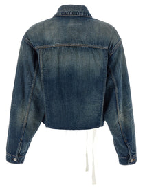 MM6 MAISON MARGIELA - MM6 MAISON MARGIELA - Tape denim jacket - Women’s Outerwear