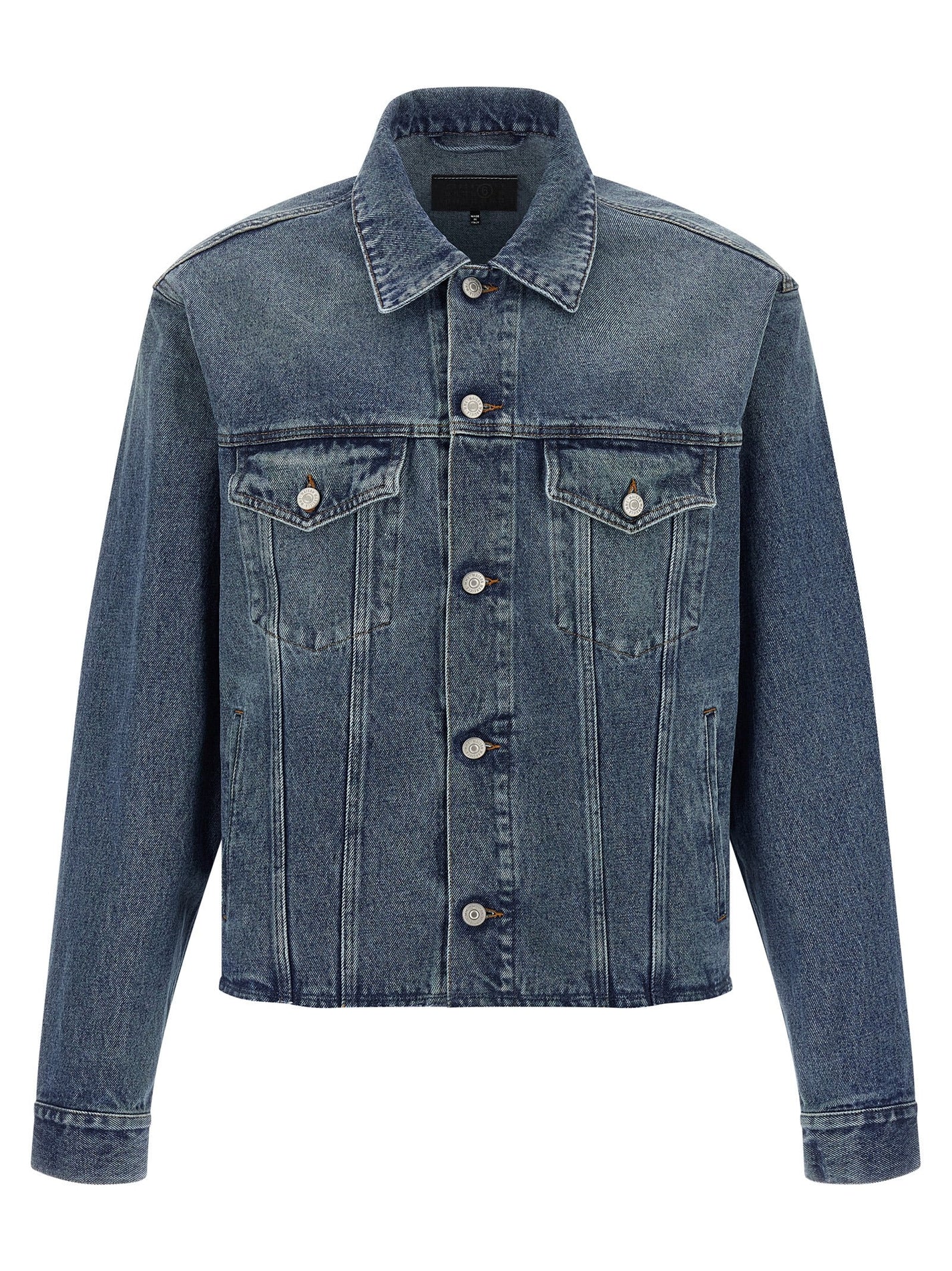 MM6 MAISON MARGIELA - MM6 MAISON MARGIELA - Raw cut denim jacket - Men’s Outerwear