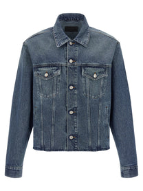 MM6 MAISON MARGIELA - MM6 MAISON MARGIELA - Raw cut denim jacket - Men’s Outerwear