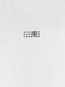 MM6 MAISON MARGIELA - MM6 MAISON MARGIELA - ’Numeric signature MM6’ patch t-shirt - Men’s Tops