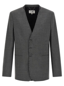 MM6 MAISON MARGIELA - MM6 MAISON MARGIELA - Wool blazer - Men’s Clothing