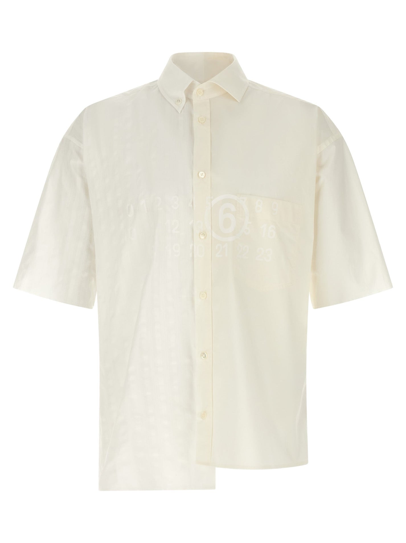 MM6 MAISON MARGIELA - MM6 MAISON MARGIELA - Bi-material shirt - Men’s Tops
