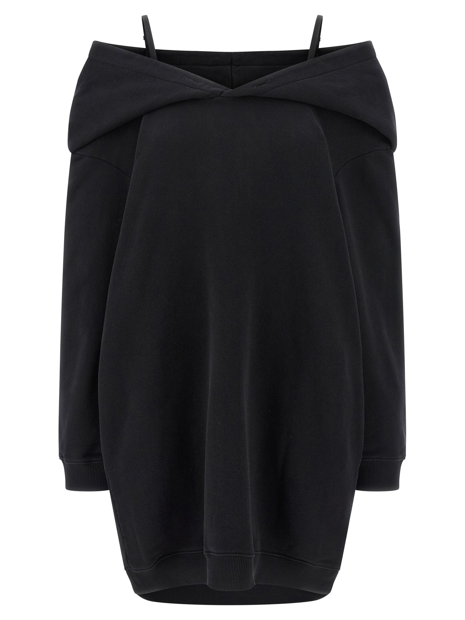 MM6 MAISON MARGIELA - MM6 MAISON MARGIELA - Off-shoulder hooded dress - Women’s Clothing