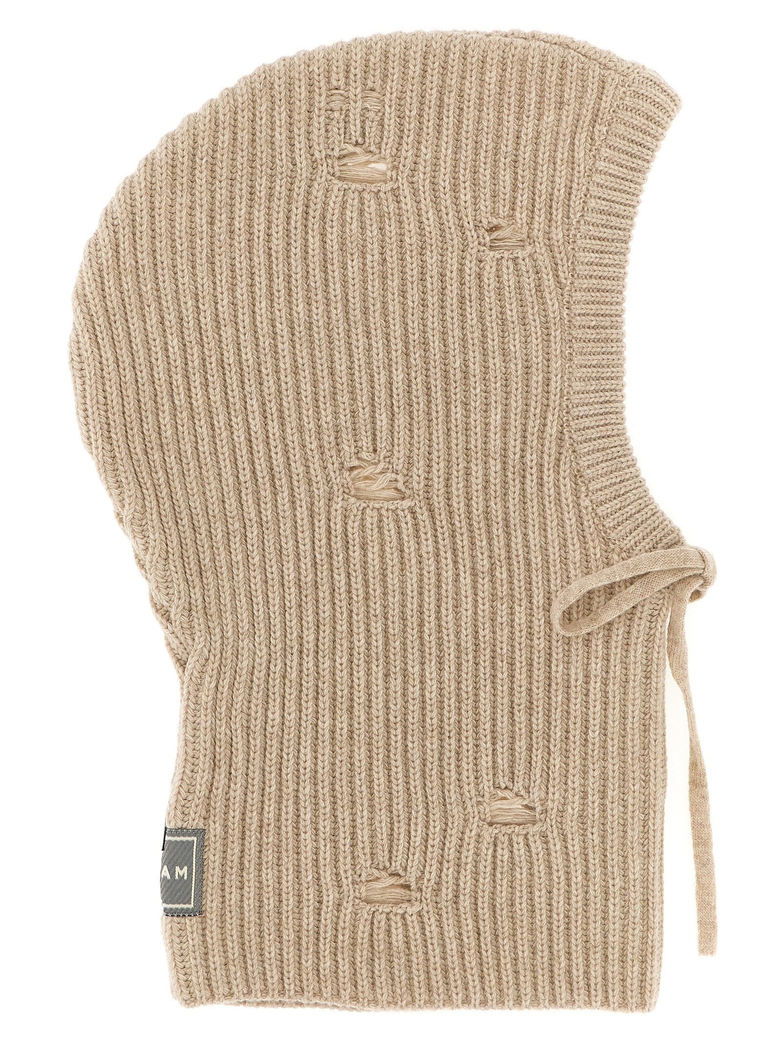 MM6 MAISON MARGIELA - MM6 MAISON MARGIELA - Distressed wool balaclava - Women’s Accessories