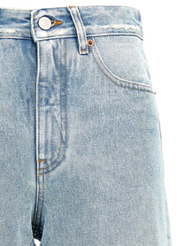 MM6 MAISON MARGIELA - MM6 MAISON MARGIELA - Contrast insert jeans - Women’s Bottoms