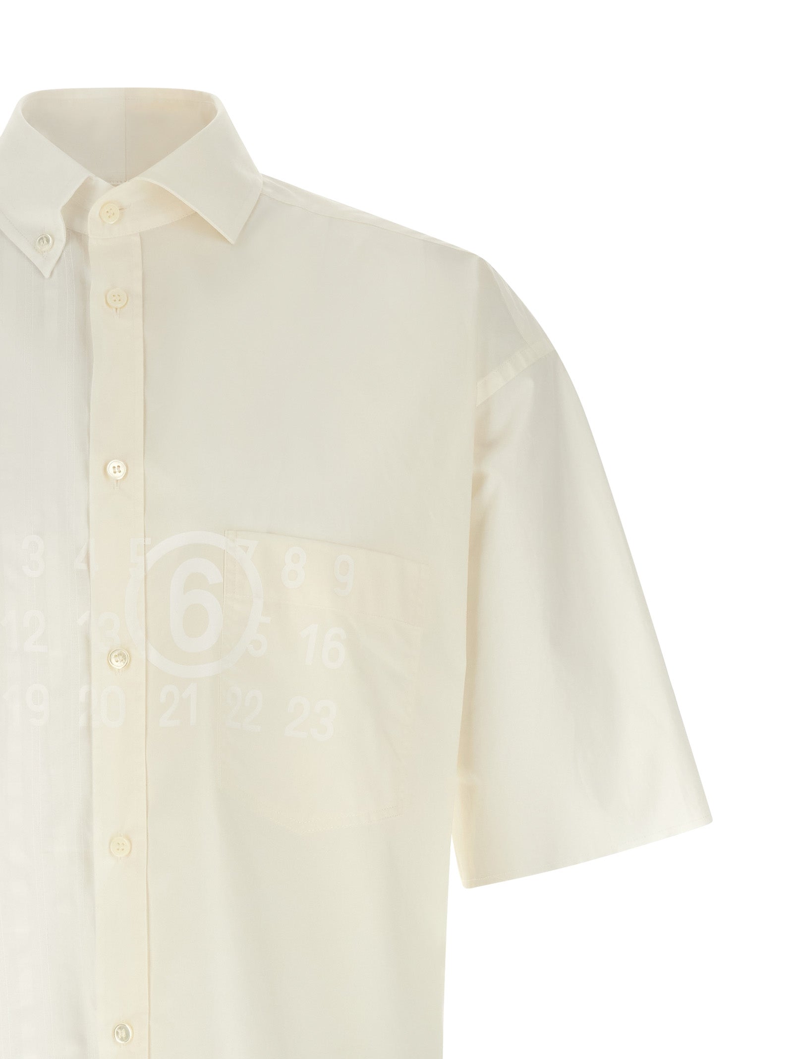 MM6 MAISON MARGIELA - MM6 MAISON MARGIELA - Bi-material shirt - Men’s Tops