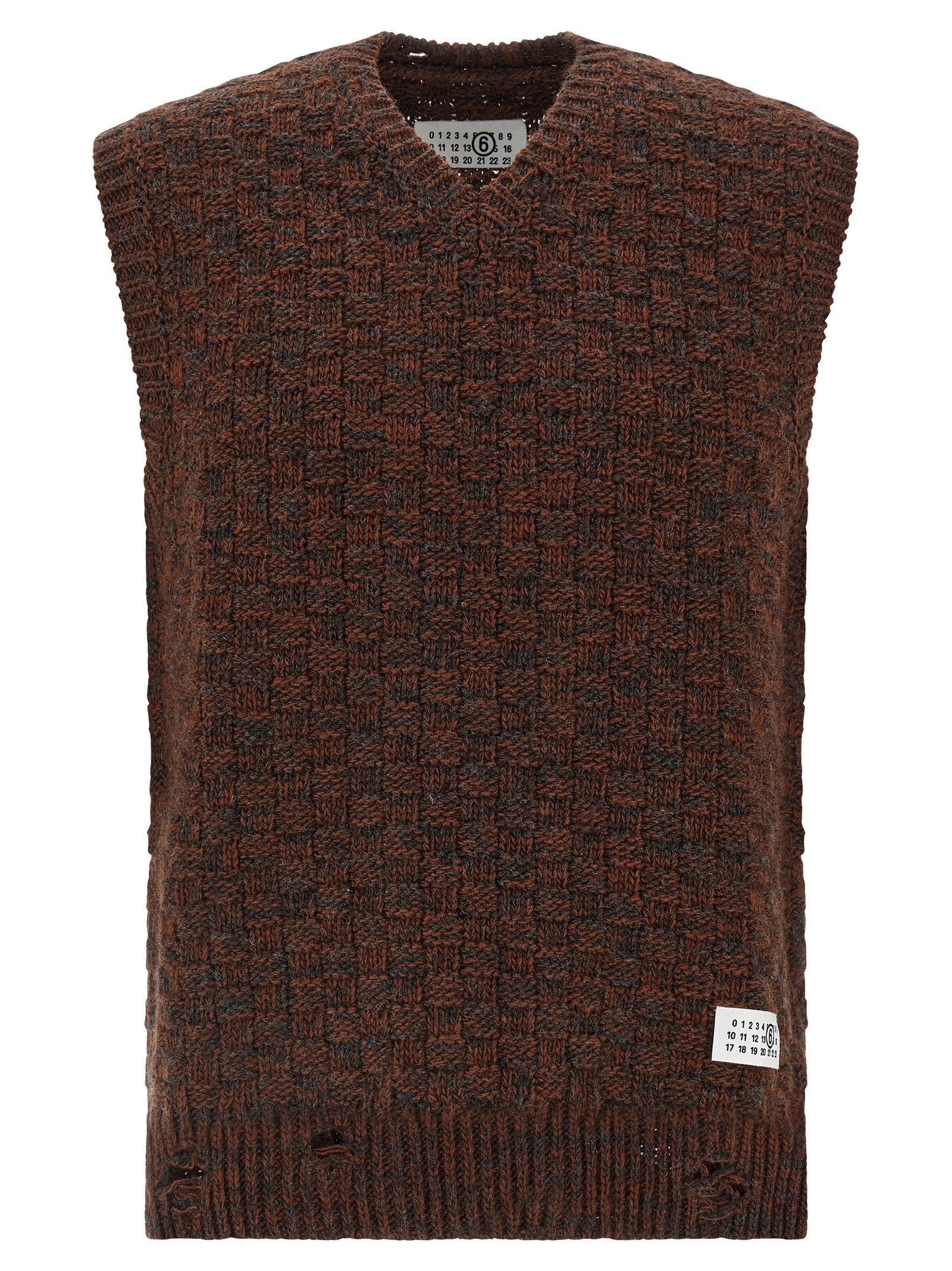 MM6 MAISON MARGIELA - MM6 MAISON MARGIELA - Knitted vest - Men’s Knitwear