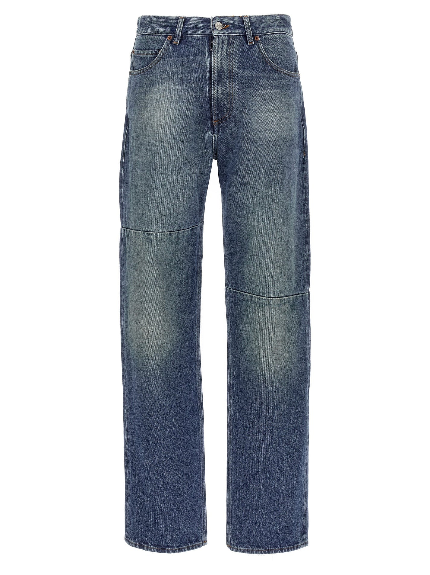 MM6 MAISON MARGIELA - MM6 MAISON MARGIELA - Asymmetric stitching jeans - Men’s Bottoms