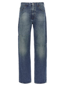 MM6 MAISON MARGIELA - MM6 MAISON MARGIELA - Asymmetric stitching jeans - Men’s Bottoms
