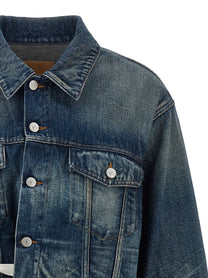 MM6 MAISON MARGIELA - MM6 MAISON MARGIELA - Tape denim jacket - Women’s Outerwear