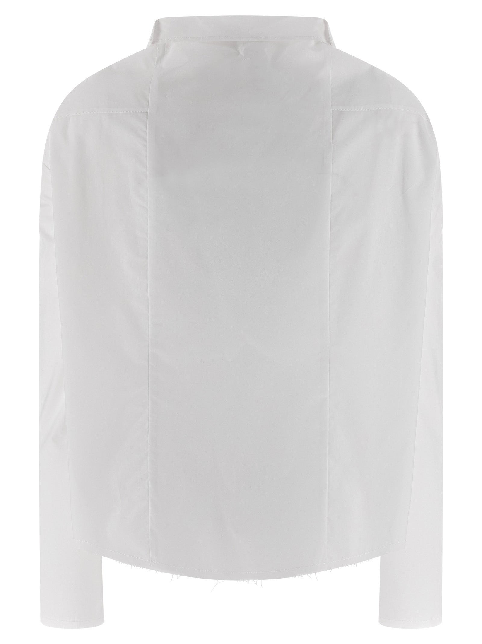 MM6 MAISON MARGIELA - MM6 MAISON MARGIELA - ’Numeric signature MM6’ embroidered shirt - Women’s Tops