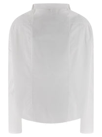 MM6 MAISON MARGIELA - MM6 MAISON MARGIELA - ’Numeric signature MM6’ embroidered shirt - Women’s Tops