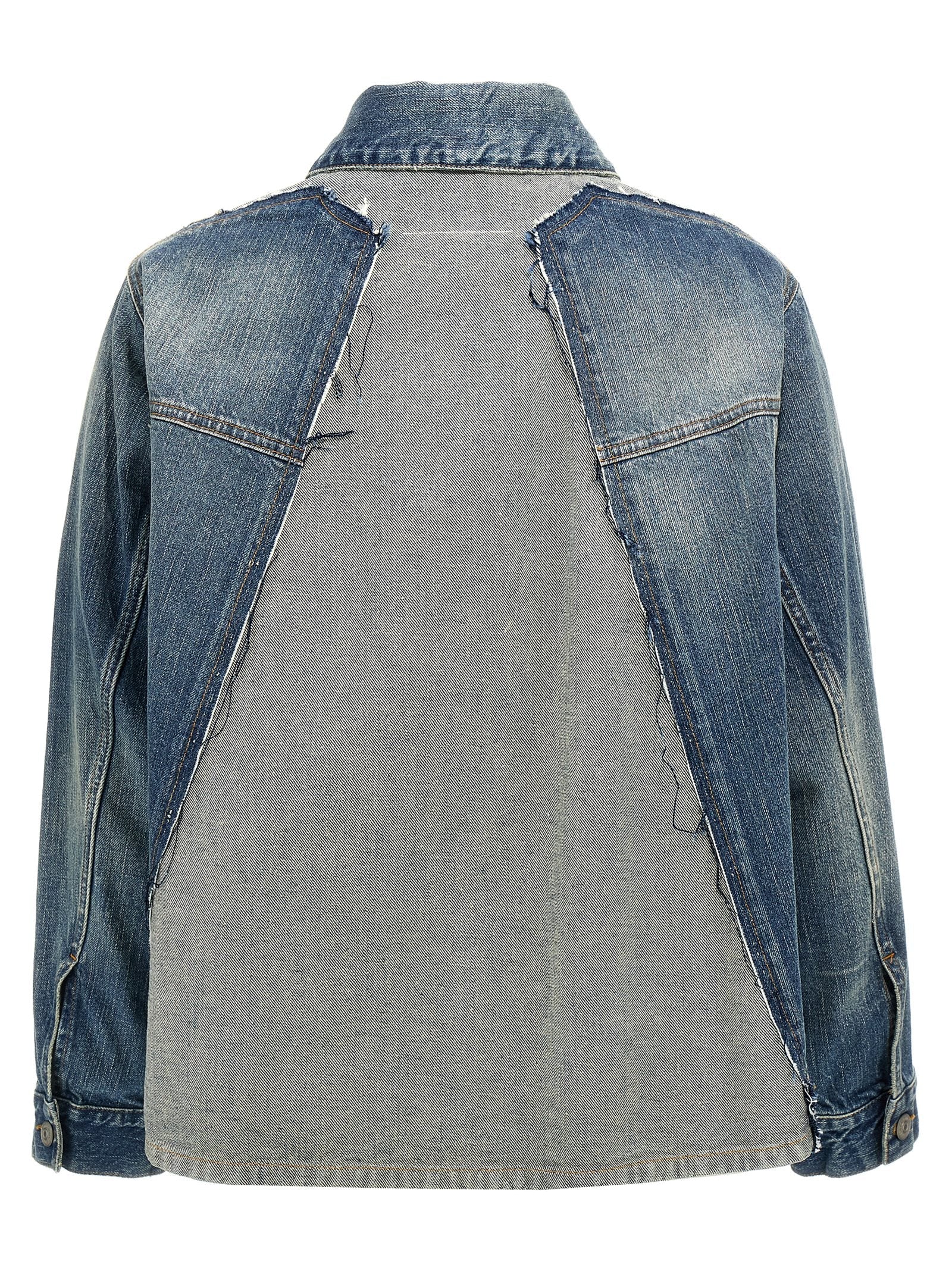 MM6 MAISON MARGIELA - MM6 MAISON MARGIELA - Layered denim jacket - Women’s Outerwear