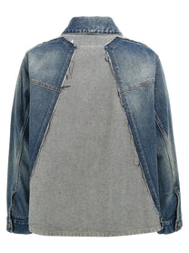 MM6 MAISON MARGIELA - MM6 MAISON MARGIELA - Layered denim jacket - Women’s Outerwear