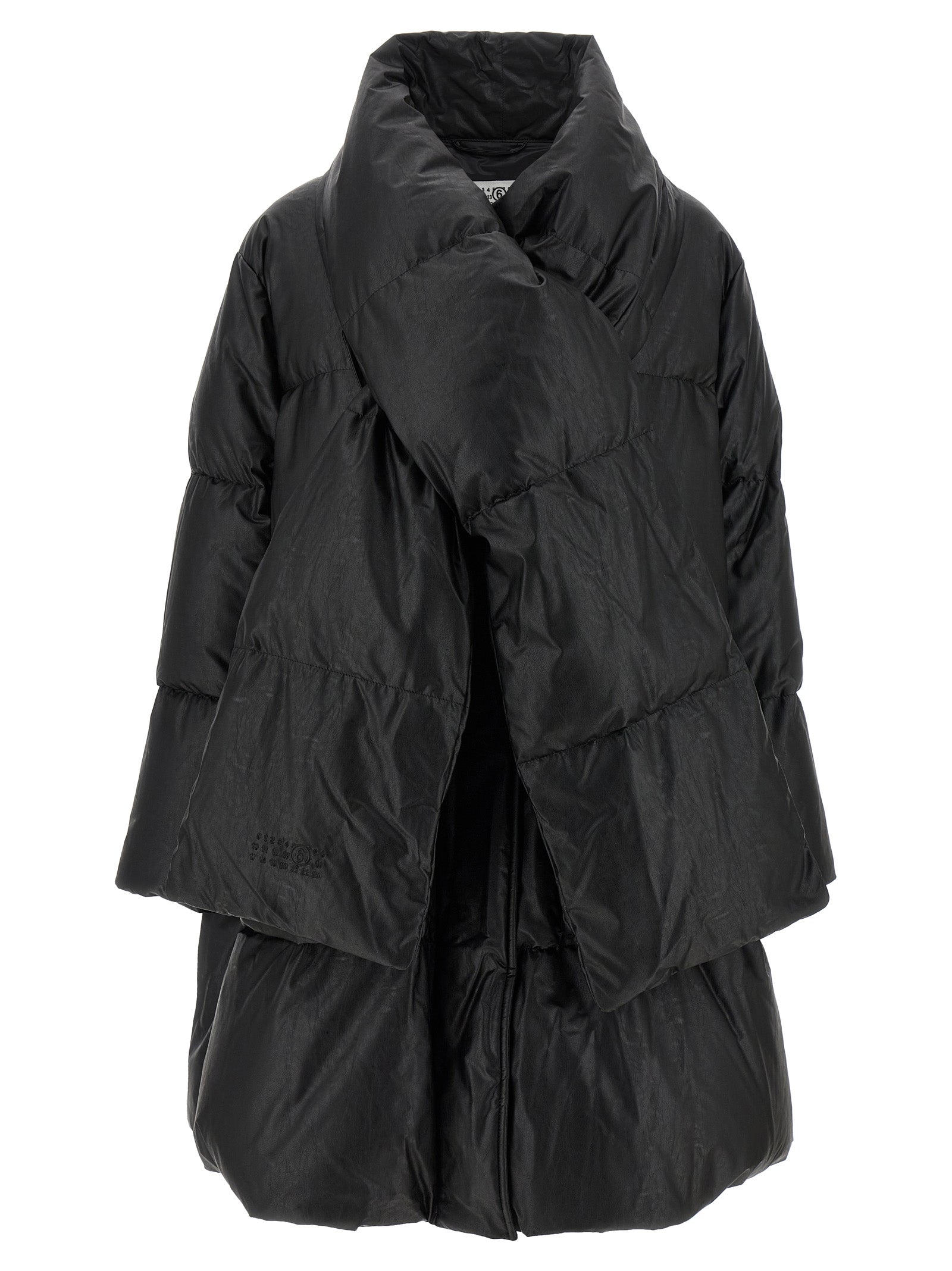 MM6 MAISON MARGIELA - MM6 MAISON MARGIELA - Scarf down jacket - Woman,Clothing,Down jacket Parka Casual jackets,Down