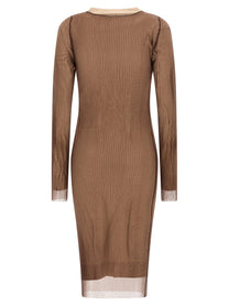 MM6 MAISON MARGIELA - MM6 MAISON MARGIELA - ’Trapped’ double layer dress - Women’s Clothing