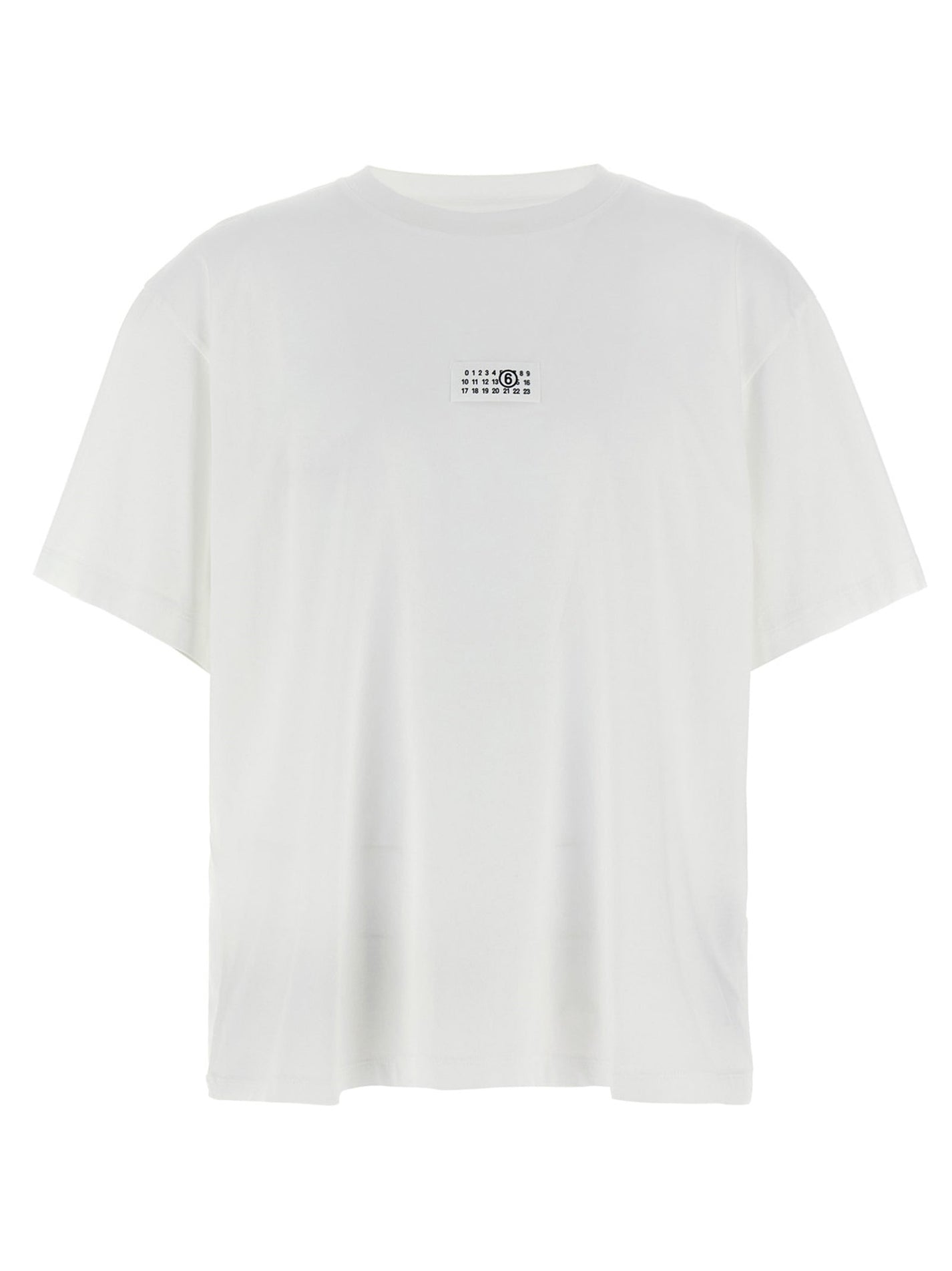 MM6 MAISON MARGIELA - MM6 MAISON MARGIELA - ’Numeric signature MM6’ patch t-shirt - Men’s Tops