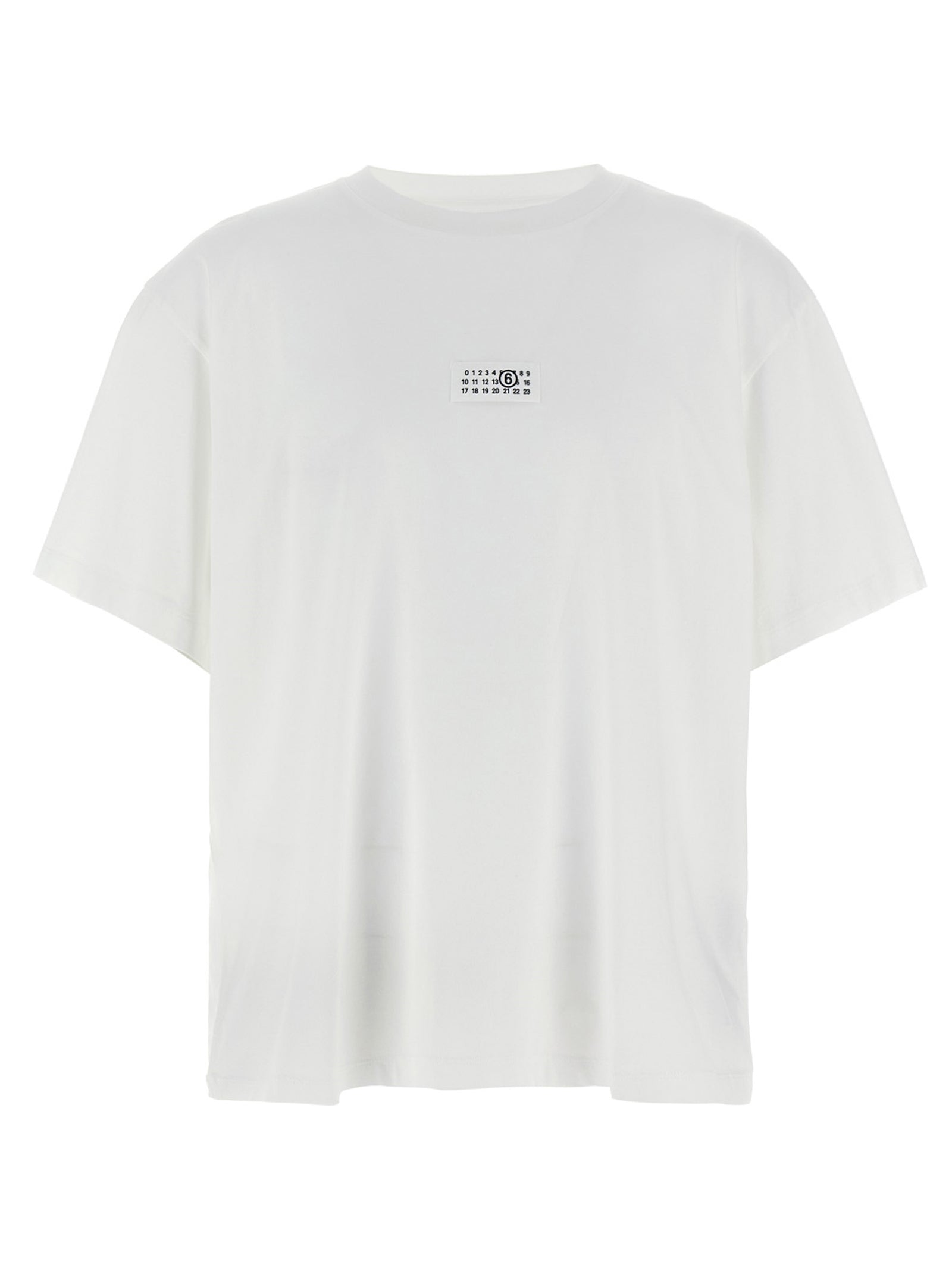 MM6 MAISON MARGIELA - MM6 MAISON MARGIELA - ’Numeric signature MM6’ patch t-shirt - Men’s Tops