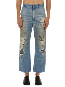 MM6 MAISON MARGIELA - Distressed Jeans Effect - Home-&gt;Man-&gt;Clothing-&gt;Jeans