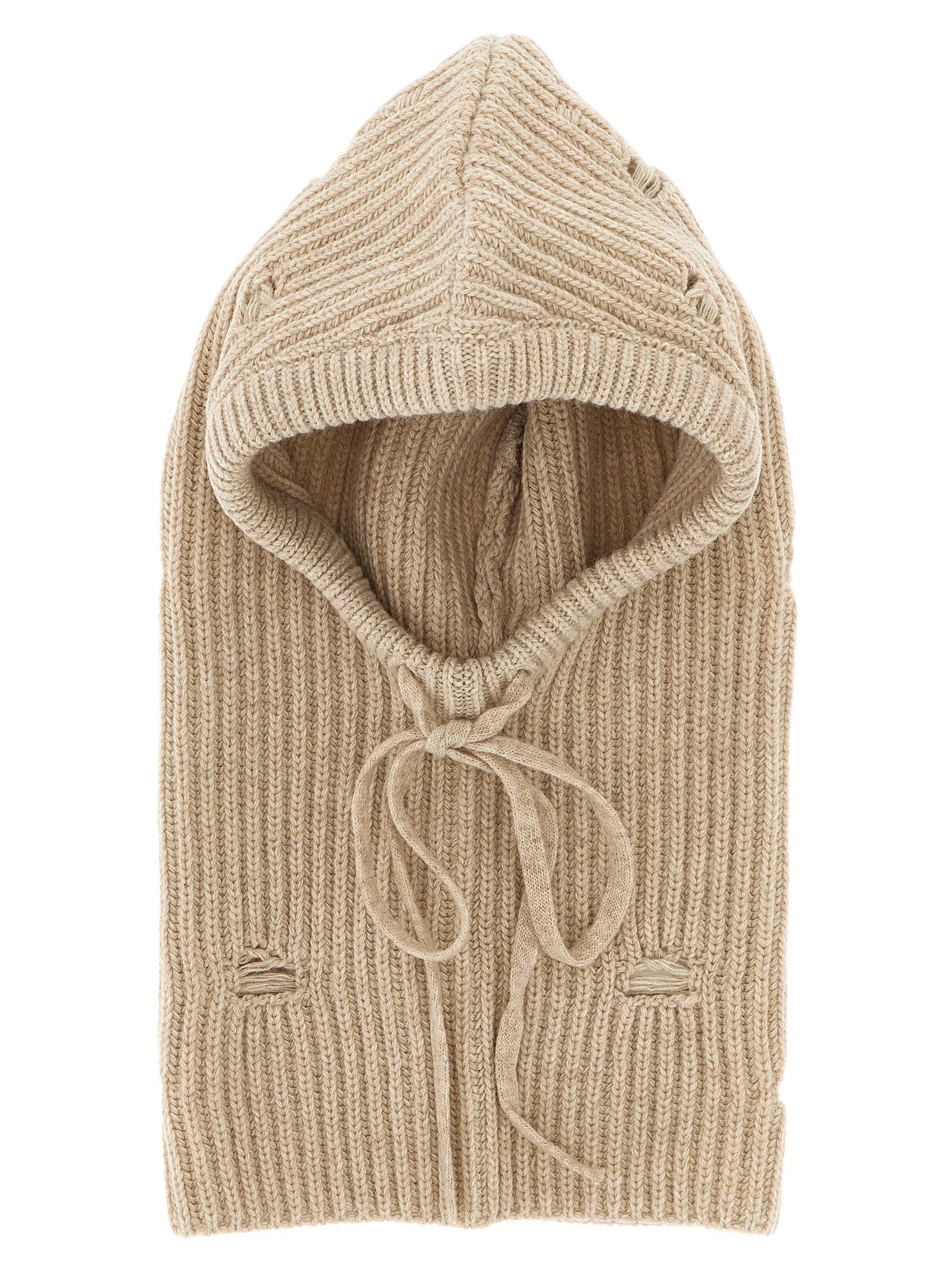 MM6 MAISON MARGIELA - MM6 MAISON MARGIELA - Distressed wool balaclava - Women’s Accessories