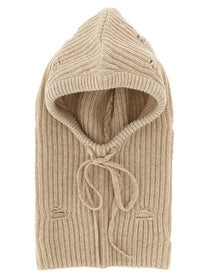 MM6 MAISON MARGIELA - MM6 MAISON MARGIELA - Distressed wool balaclava - Women’s Accessories