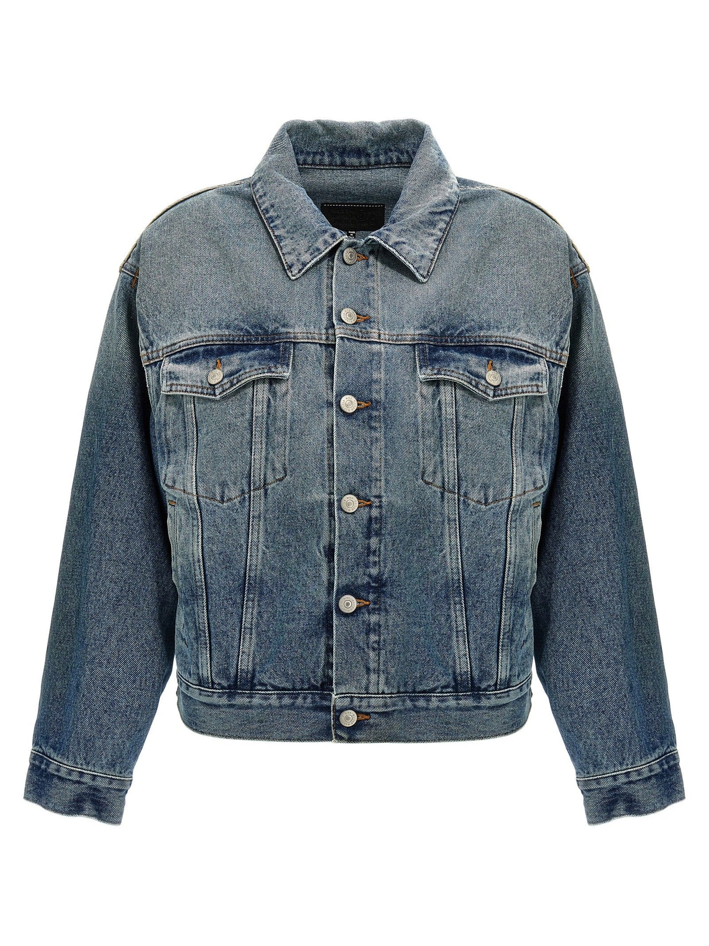 MM6 MAISON MARGIELA - MM6 MAISON MARGIELA - Cut-out denim jacket - Women’s Outerwear