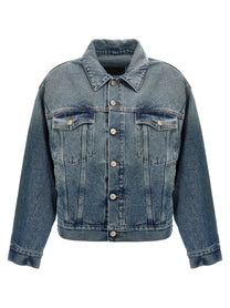 MM6 MAISON MARGIELA - MM6 MAISON MARGIELA - Cut-out denim jacket - Women’s Outerwear