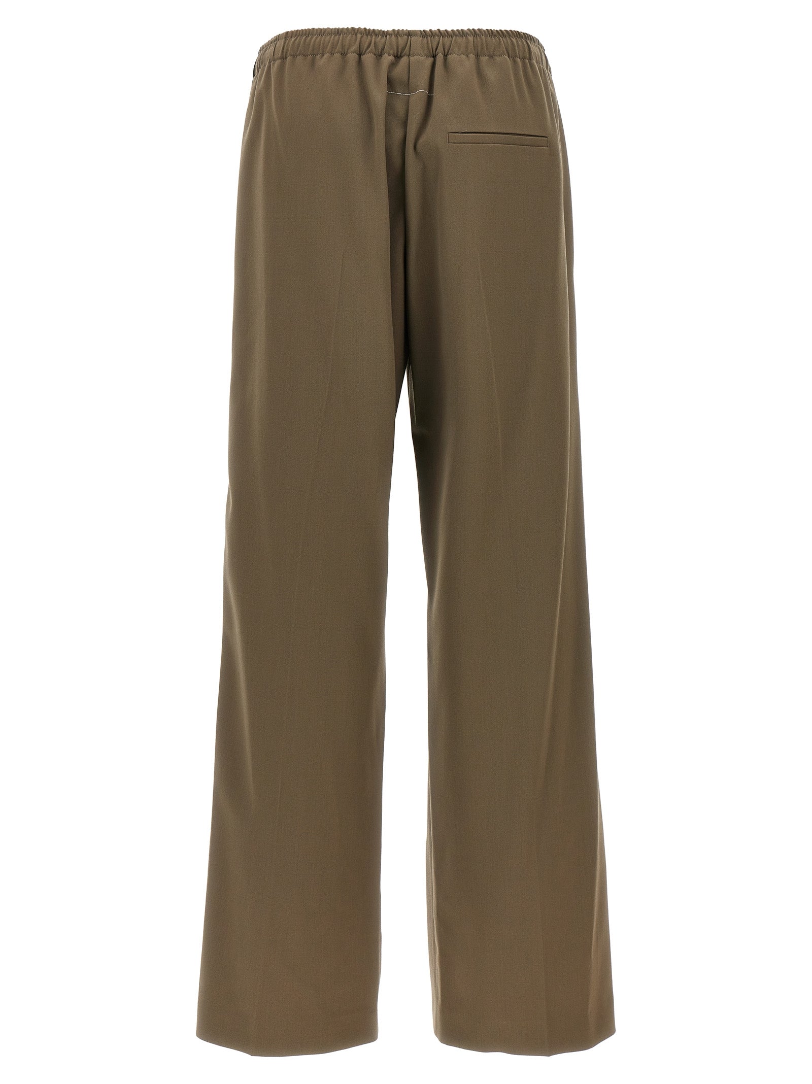 MM6 MAISON MARGIELA - MM6 MAISON MARGIELA - Satin band pants - Women’s Pants