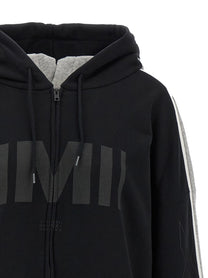 MM6 MAISON MARGIELA - MM6 MAISON MARGIELA - ’Double Front’ hoodie - Women’s Sweatshirts