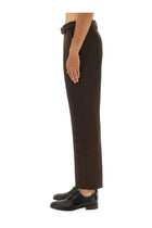 MM6 Maison Margiela Men's Belted Pants Brown, view 4