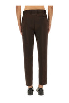 MM6 Maison Margiela Men's Belted Pants Brown, view 3