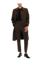 MM6 Maison Margiela Men's Belted Pants Brown, view 2